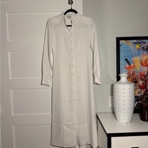 Ted Baker Classic White Long Sleeve Dress